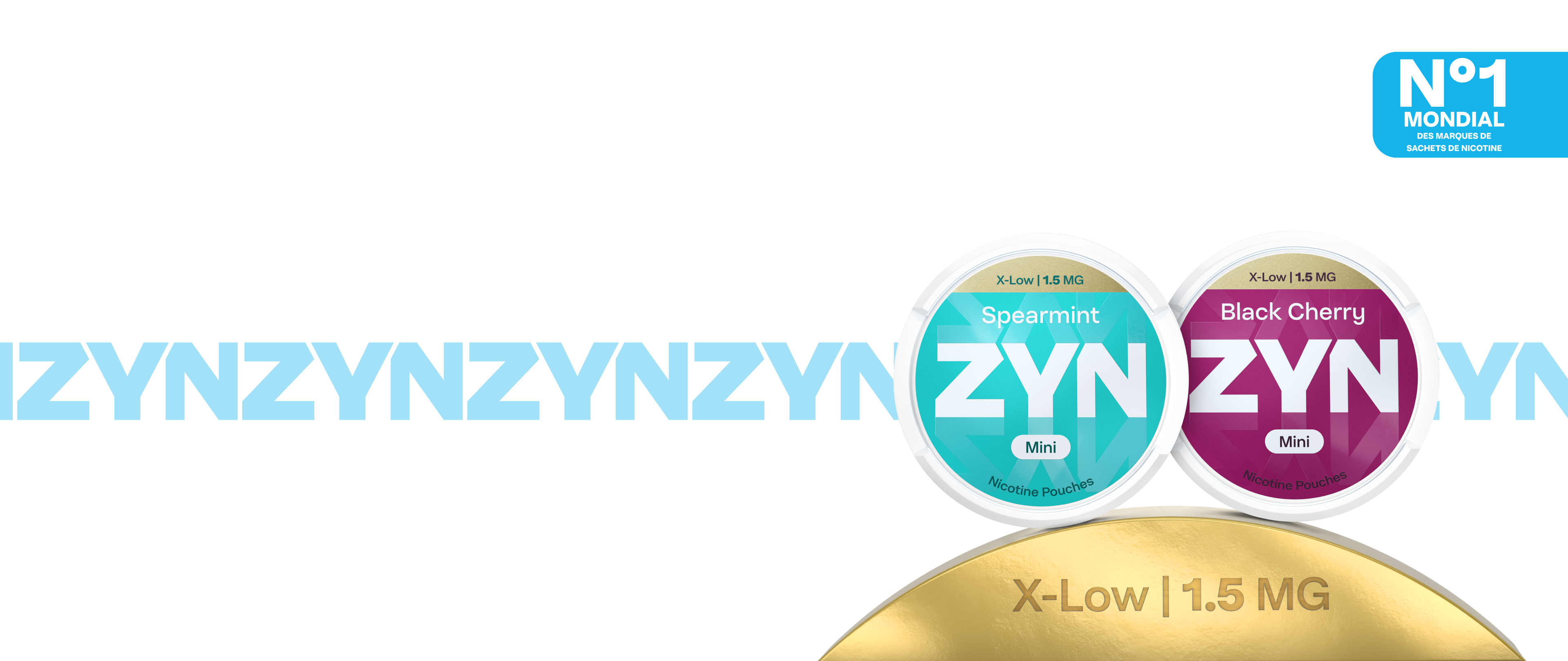 Publicité pour ZYN Cool Mint et Espressino.