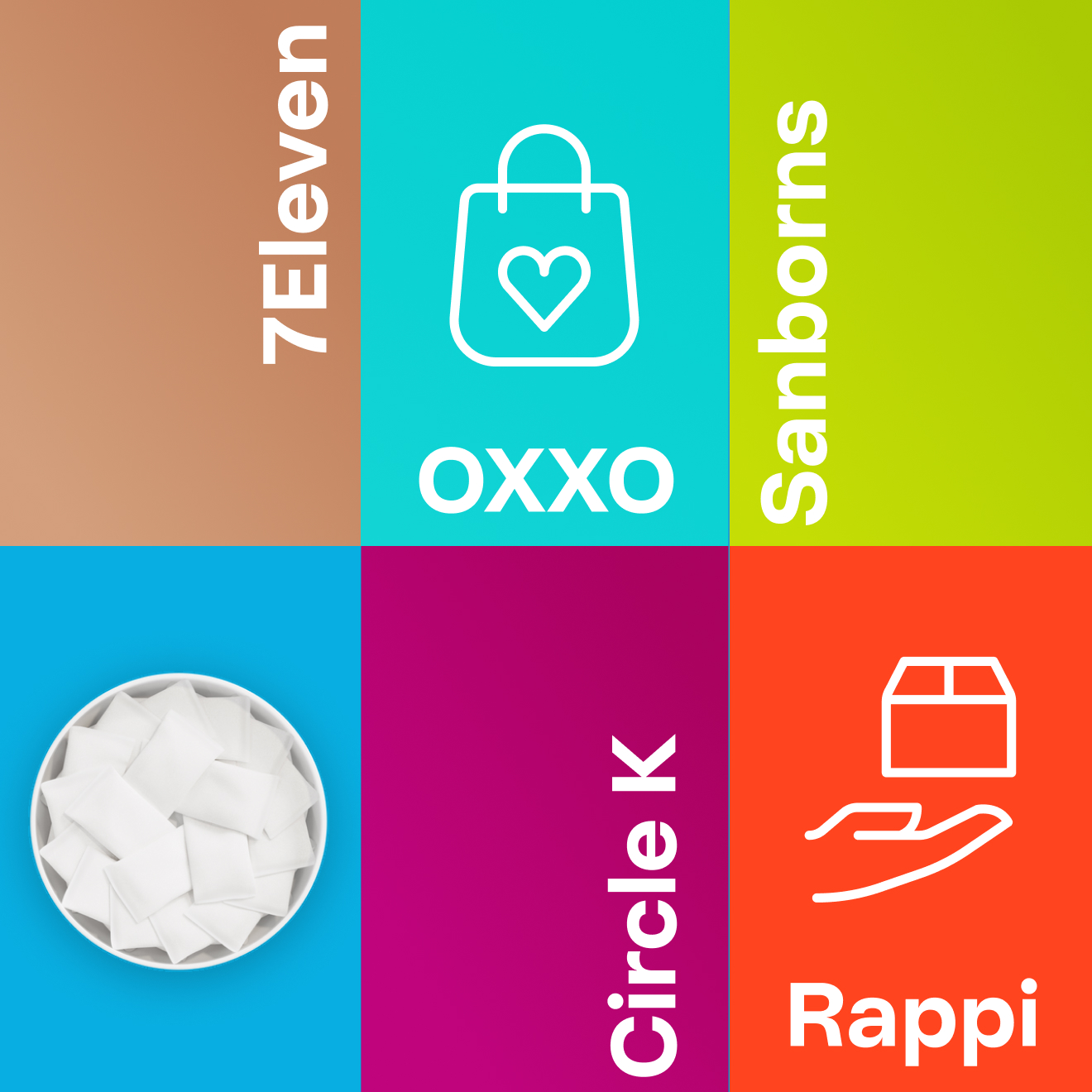 Hombre con auriculares y mochila escuchando música y bailando - logotipo azul de ZYN en el fondo