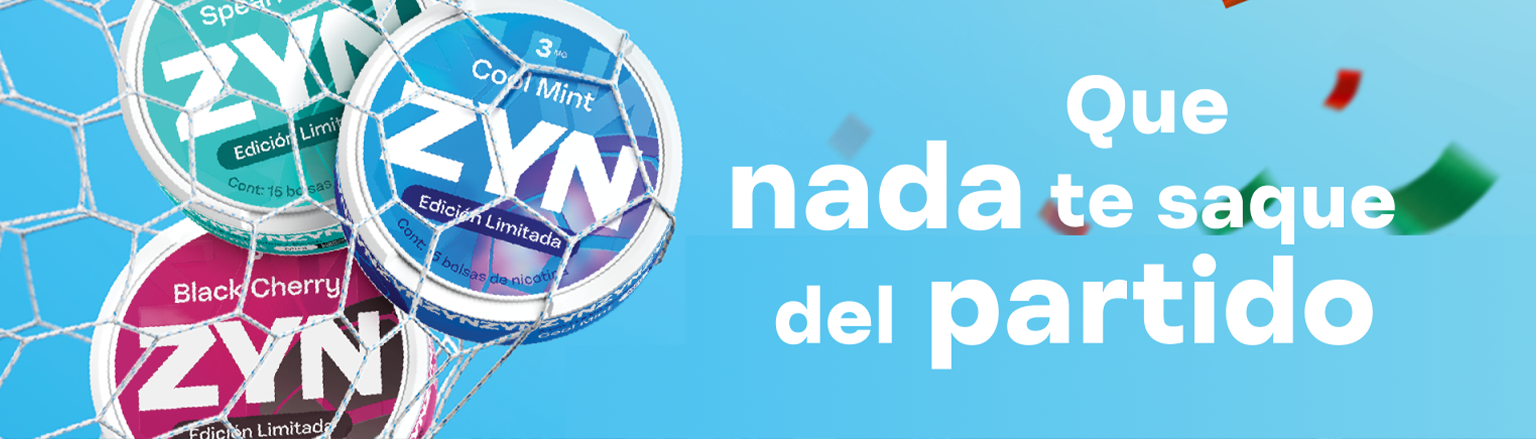 Lata de zyn sobre maleta azul
