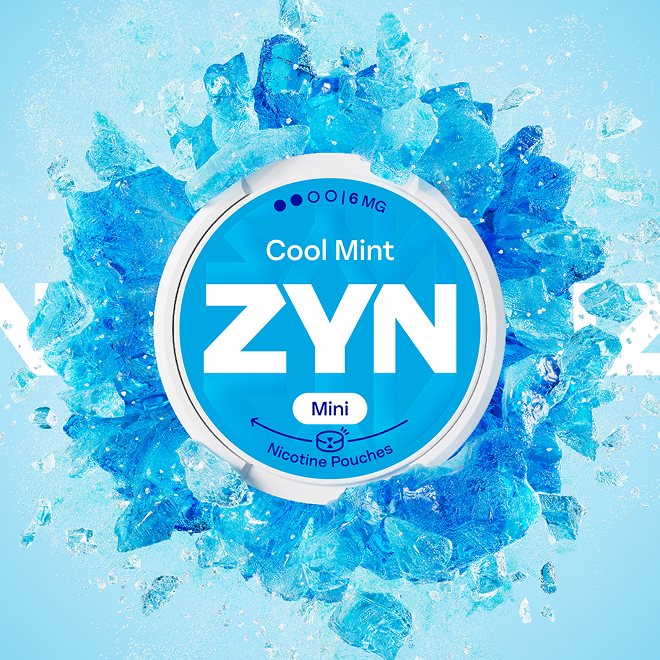 Krabička ZYN Cool Mint Mini padajúca do ľadu