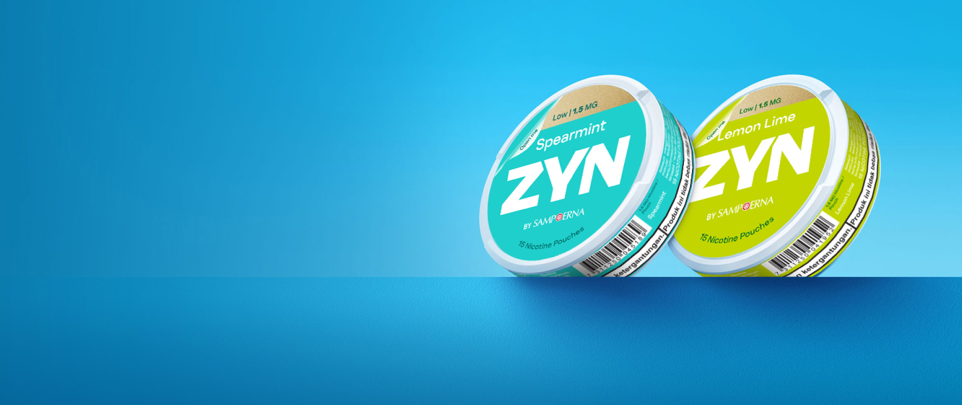 temukan kantong nicotine pouch ZYN dengan kemasan ZYN