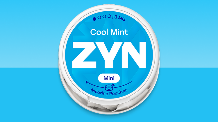 Otvorená krabička ZYN COOL MINT