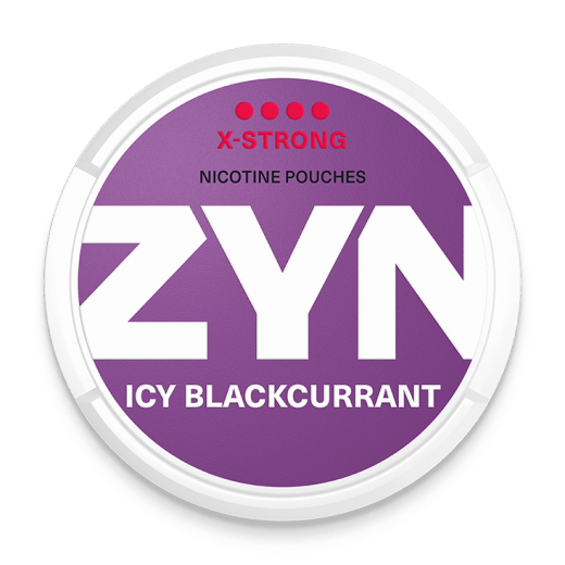ZYN BLACKURRANT - фиолетовая банка никотиновых паучей