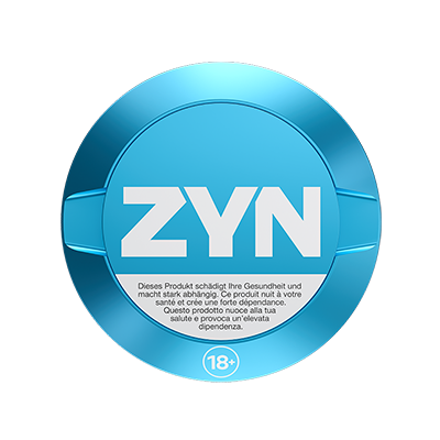 Blue ZYN metal can, , large