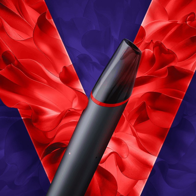 VEEV NOW ULTRA Strawberry flavour disposable vape with a red V logo background and a label saying up to 1100 puffs 0