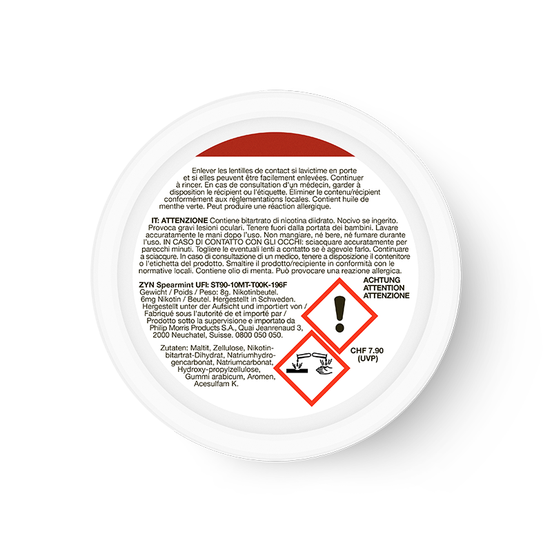 Spearmint Mini 6 MG, view from back 3