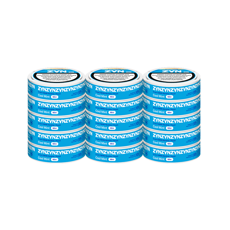Cool Mint Mini X-Low 1.5 MG, bundle of 15 cans 0