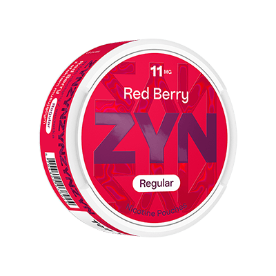 Opakowanie ZYN Regular Red Berry 11 mg lewy bok​ 2