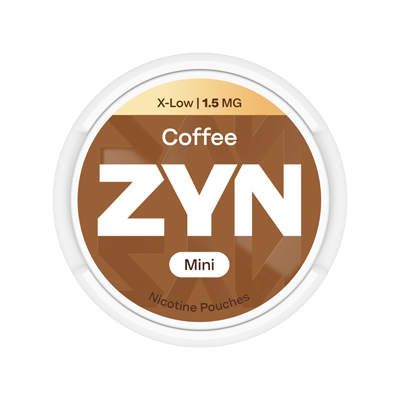 Front opakowania ZYN Coffee 1.5 mg Mini