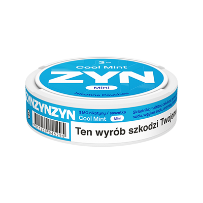 Saszetki nikotynowe ZYN Cool Mint 3 mg Mini | ZYN Polska
