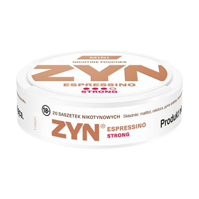 ZYN Espressino 3 mg can disclaimer