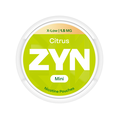 Front opakowania ZYN Citrus 1.5 mg Mini