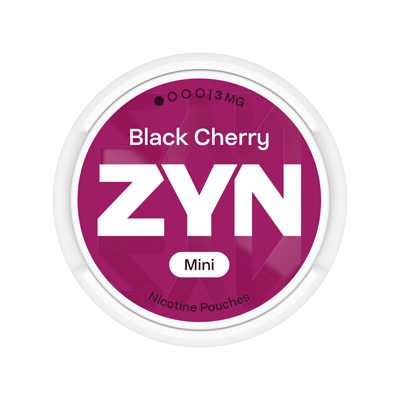 Front opakowania ZYN Black Cherry 3 mg Mini 0