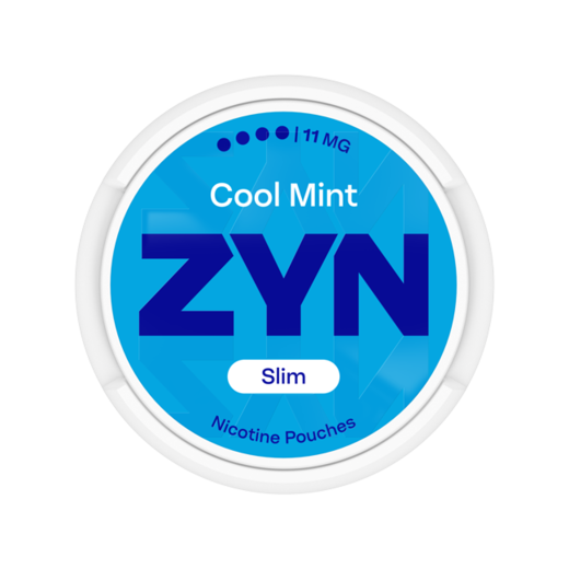 ZYN Cool Mint Regular - opakowanie saszetek nikotynowych w niebieskim odcieniu