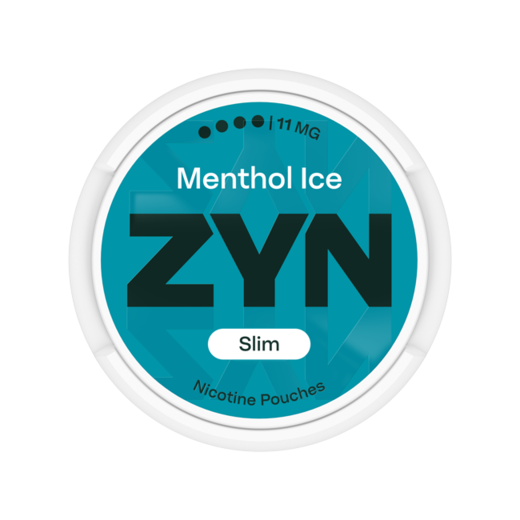 ZYN Menthol Regular - opakowanie saszetek nikotynowych w kolorze ciemnoturkusowym