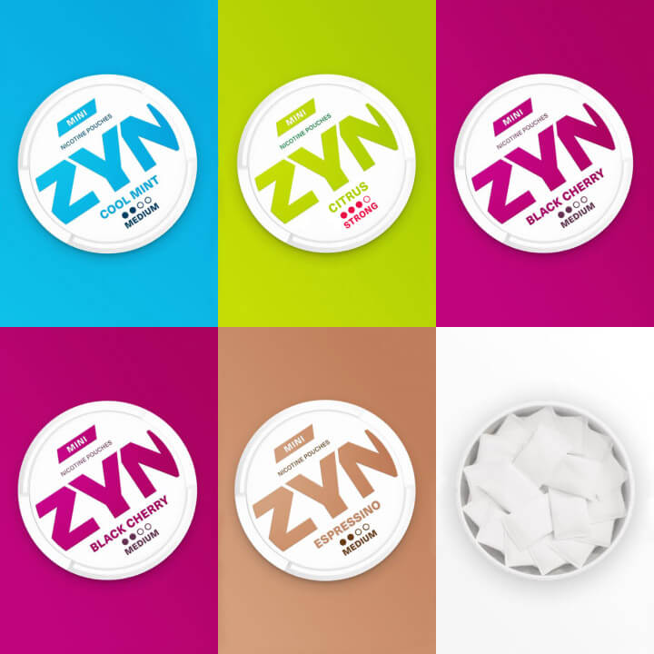 4 puszki ZYN Mini Dry