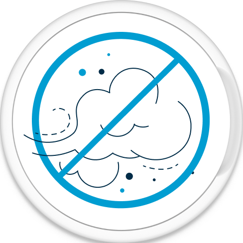 ZYN has no ash, no smoke smell or odour