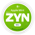 ZYN APPLE MINT MINI 6MG عبوة (Zyn Apple Mint)