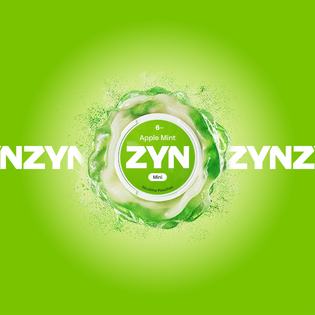 ZYN APPLE MINT MINI 6MG عبوة (Zyn Apple Mint)