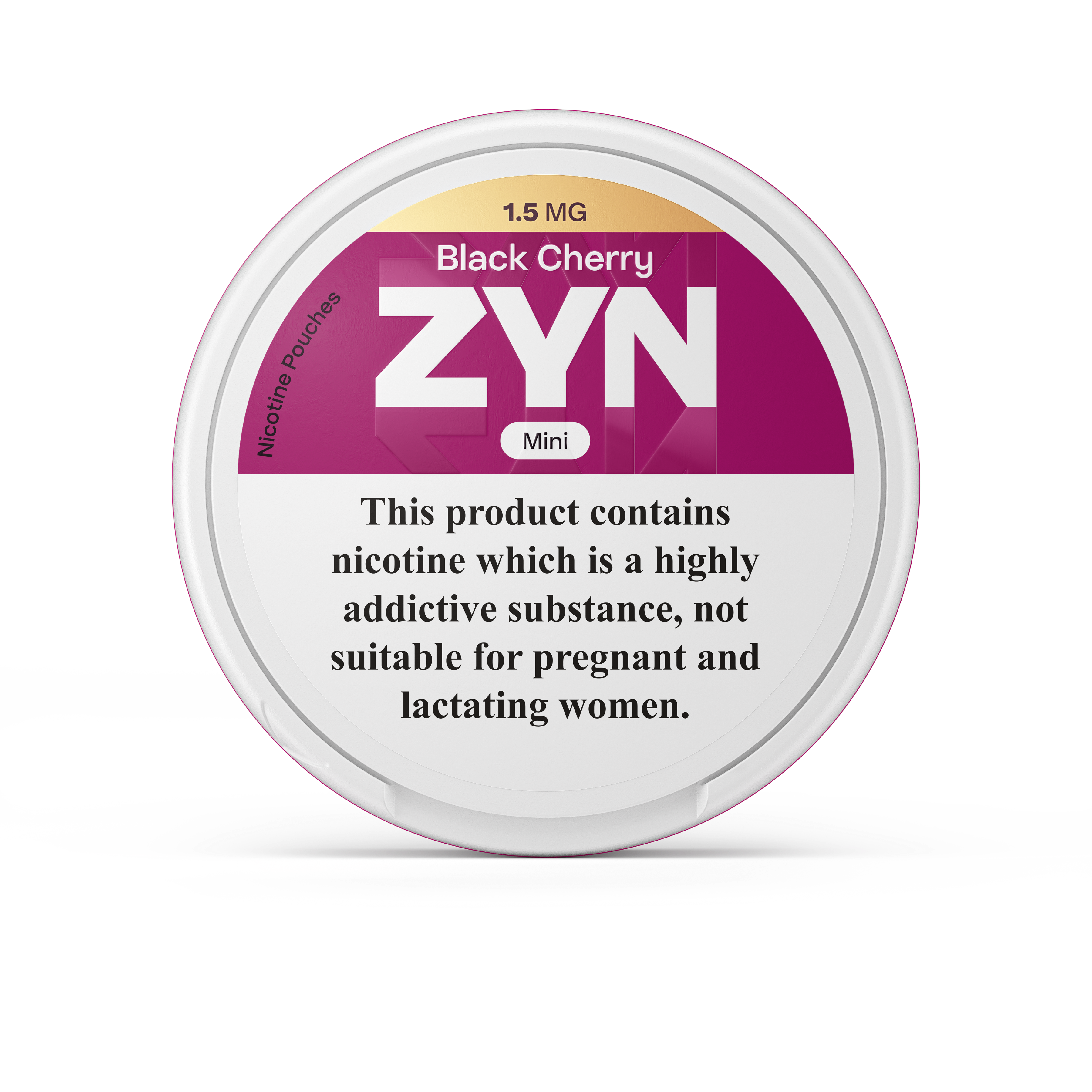 ZYN Black Cherry Mini 1.5 mg Can (Zyn Black Cherry)