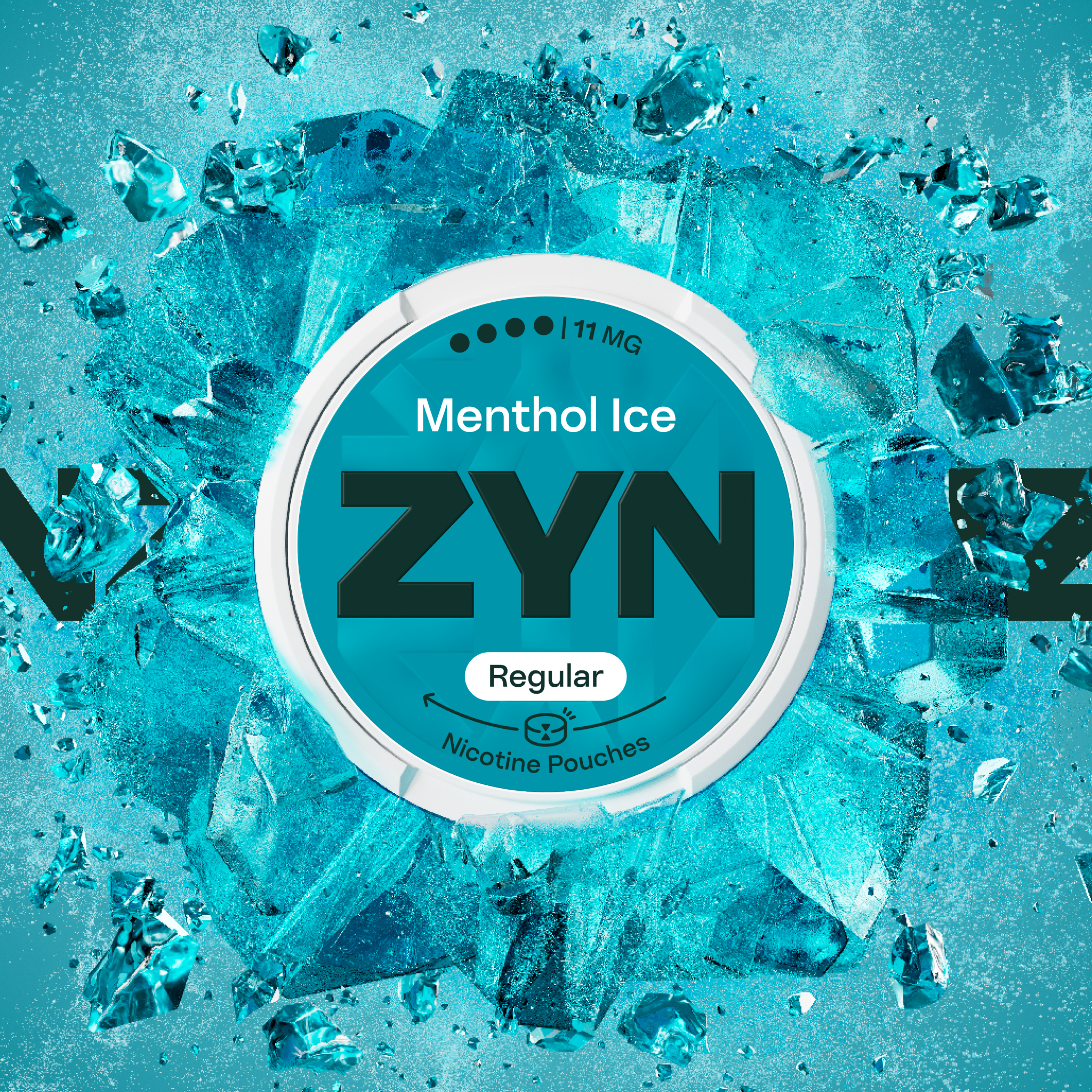 ZYN MENTHOL ICE SLIM 11 MG (krabička) (Icy Mint)