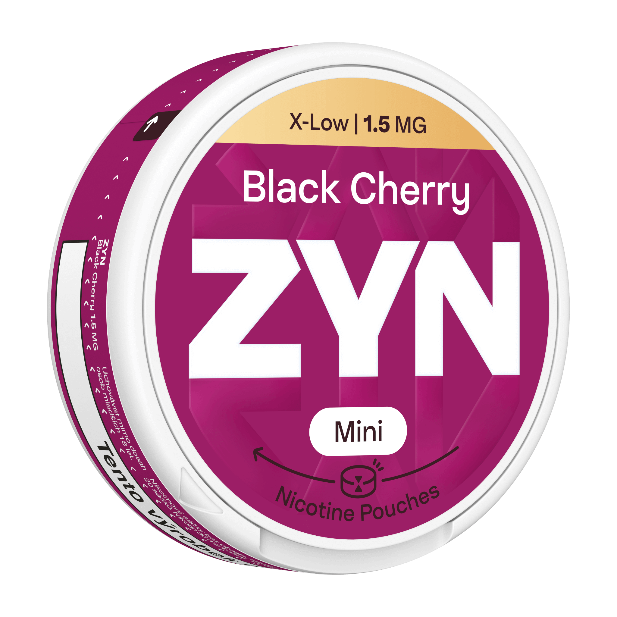 ZYN BLACK CHERRY 1,5 MG (krabička) (Zyn Black Cherry)