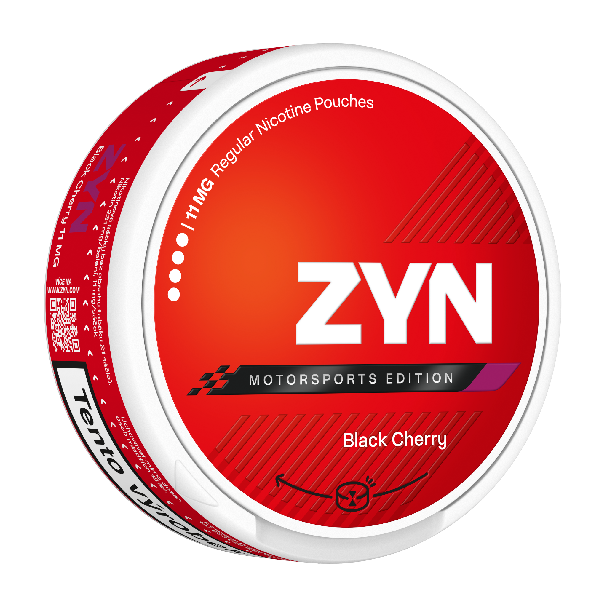 ZYN BLACK CHERRY 11 MG - MOTORSPORTS EDICE (krabička) (Zyn Black Cherry)