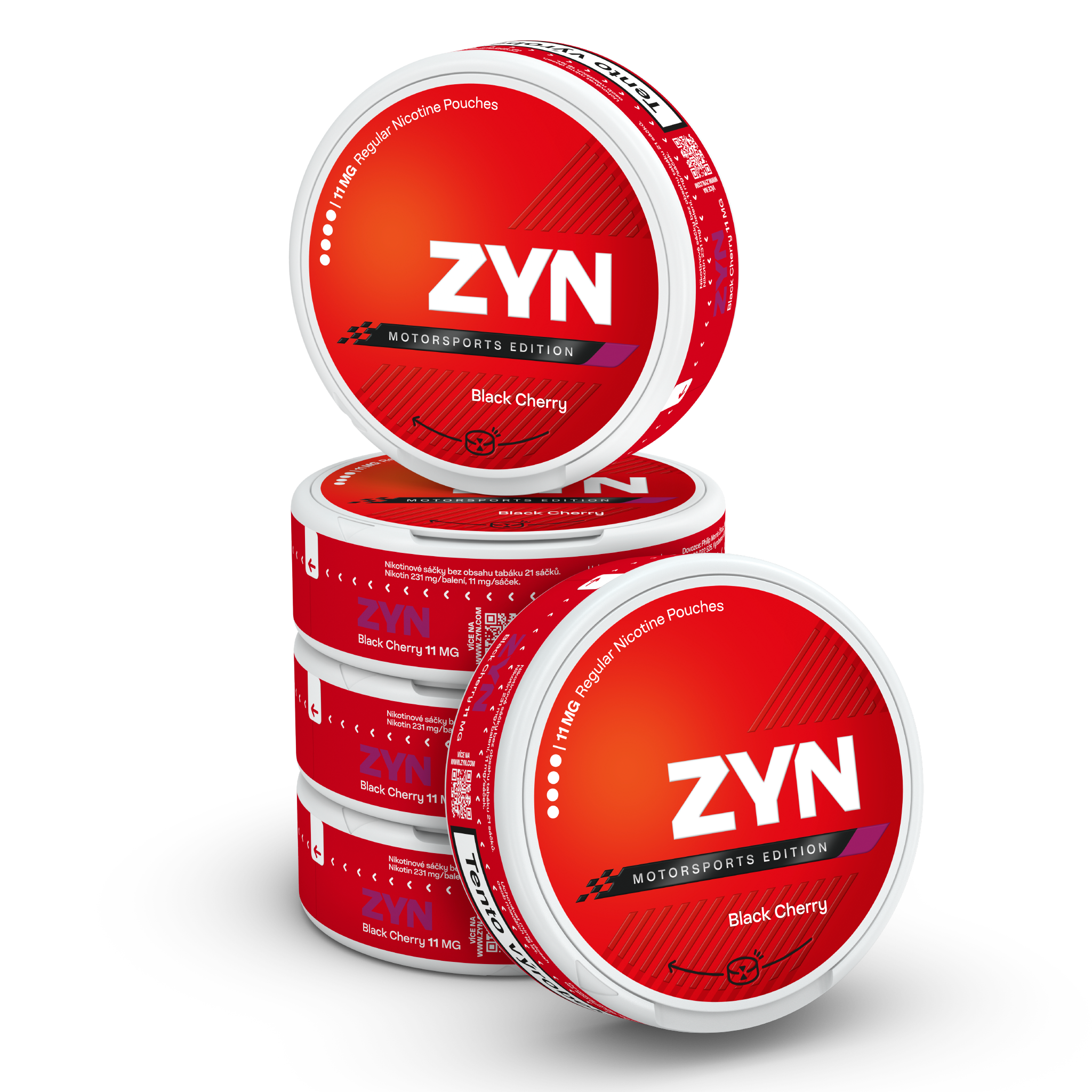 ZYN BLACK CHERRY 11 MG - MOTORSPORTS EDICE (karton) (Zyn Black Cherry)
