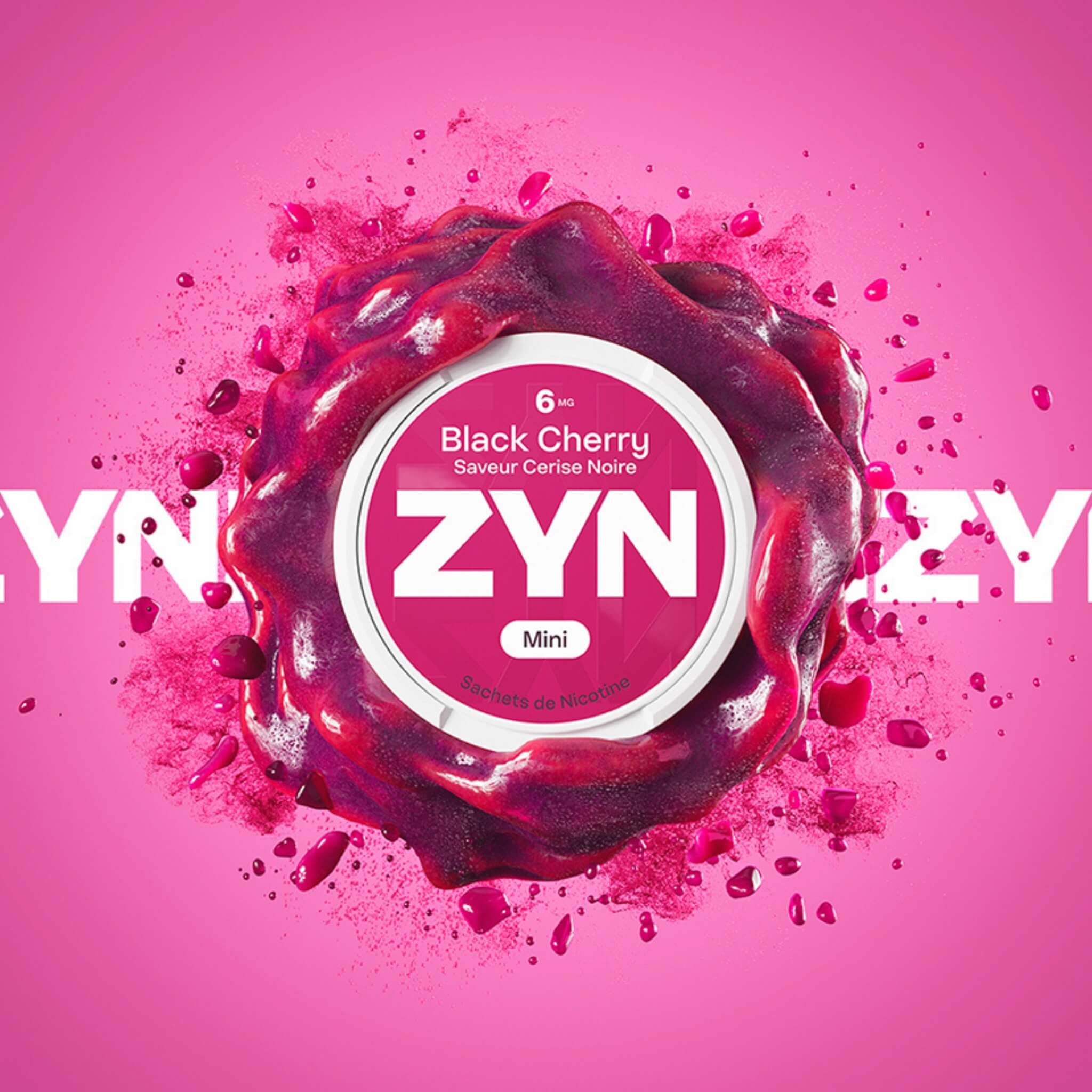 ZYN Black Cherry Mini – 6MG (Saveur Cerise Noire)