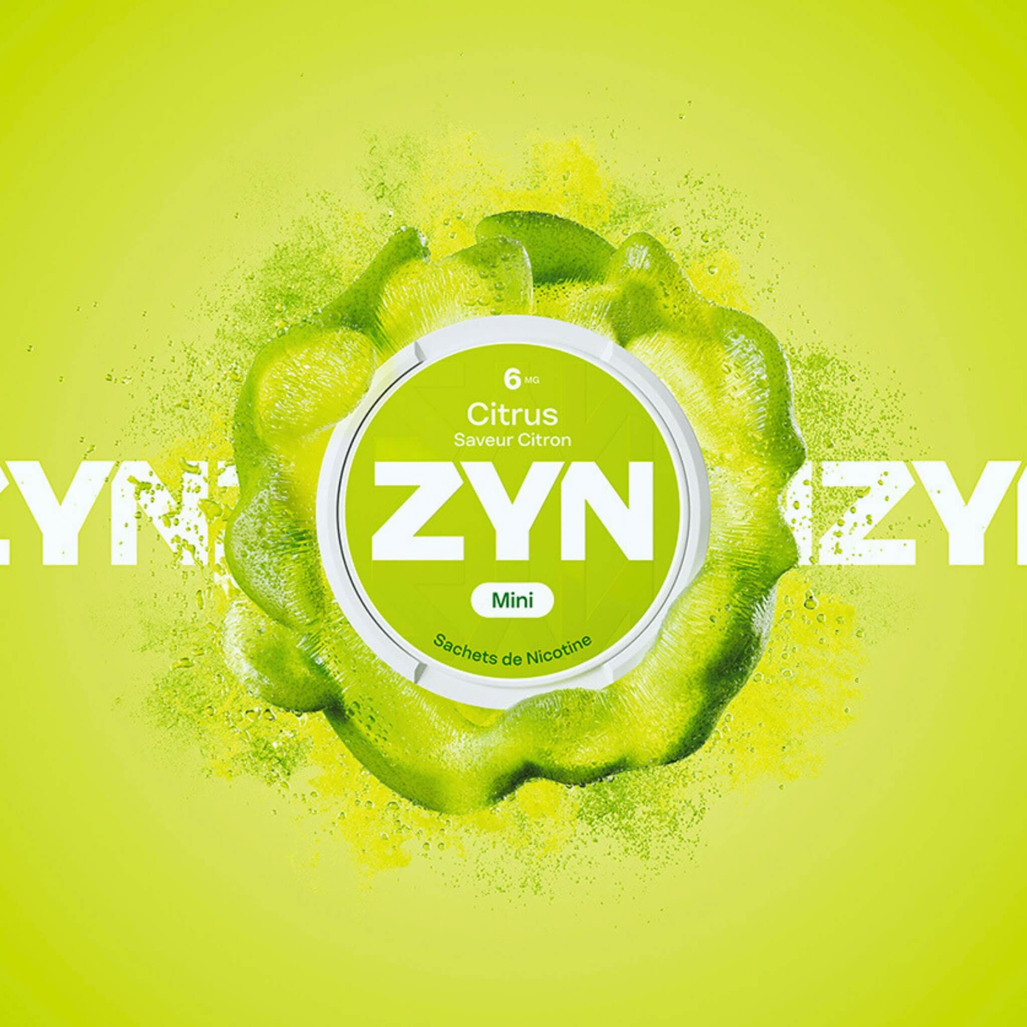 ZYN Citrus Mini – 6MG (Saveur Citron)