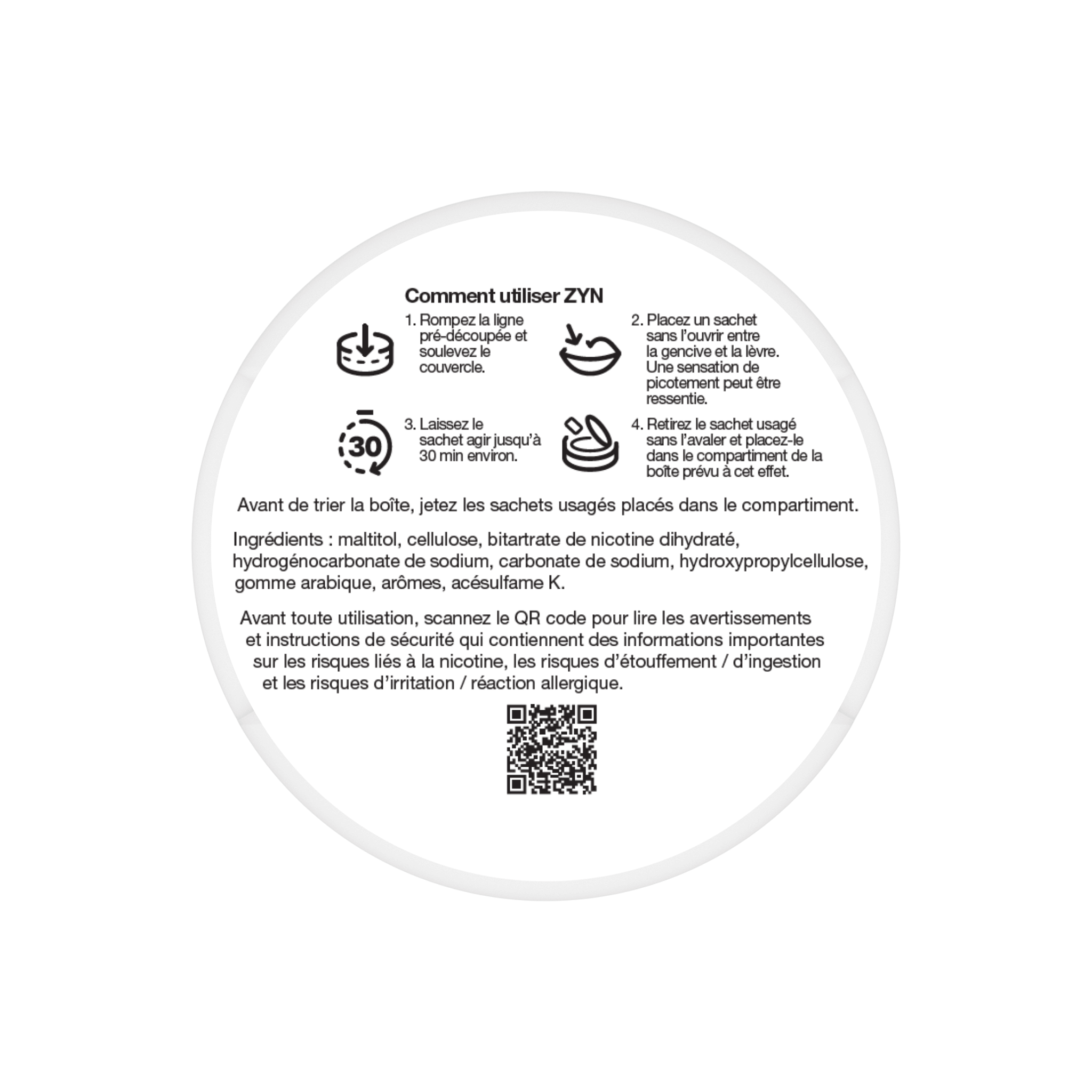 ZYN Citrus Mini – 6MG (Saveur Citron)