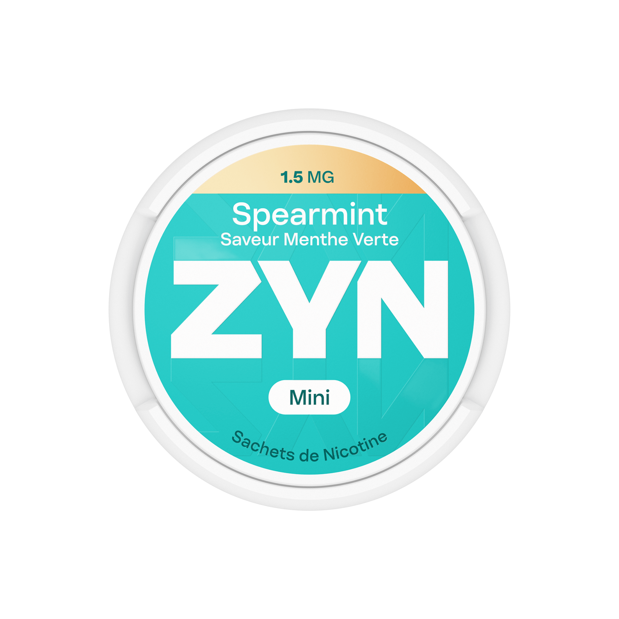 ZYN Spearmint Mini – 1.5MG (Saveur Menthe Verte)