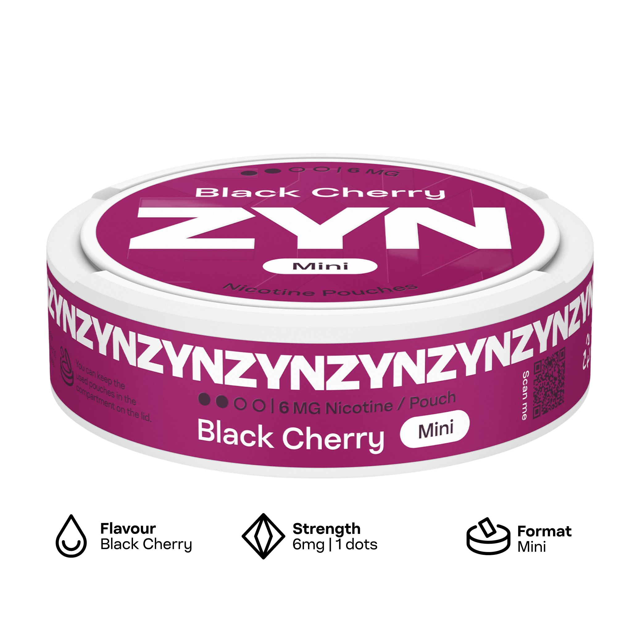ZYN Black Cherry 6mg (Zyn Black Cherry)