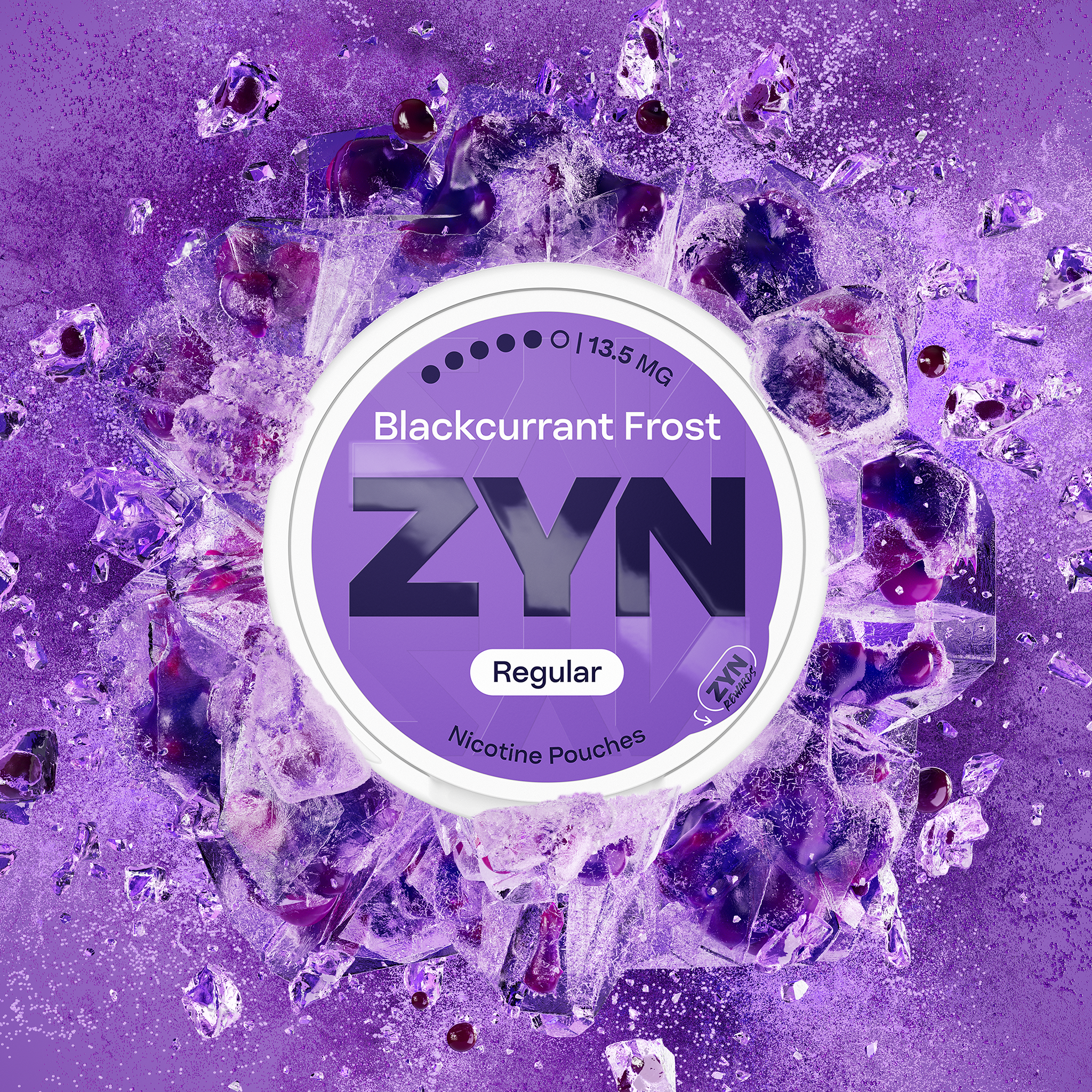 ZYN Blackcurrant Frost 13.5mg (ICY BLACKCURRANT)