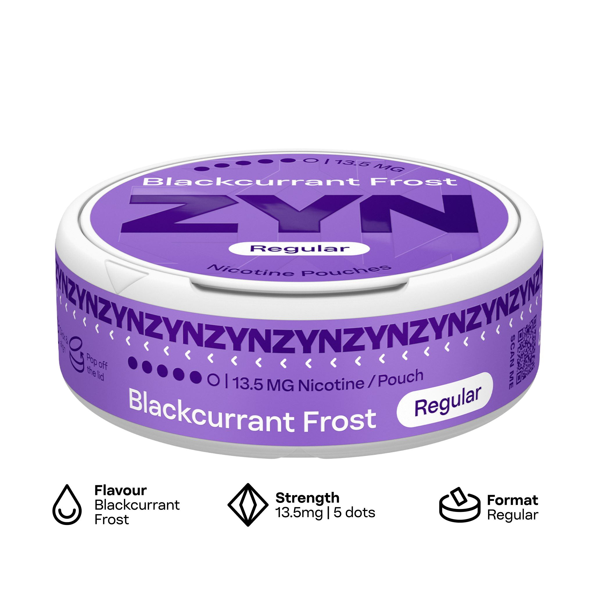 ZYN Blackcurrant Frost 13.5mg (ICY BLACKCURRANT)