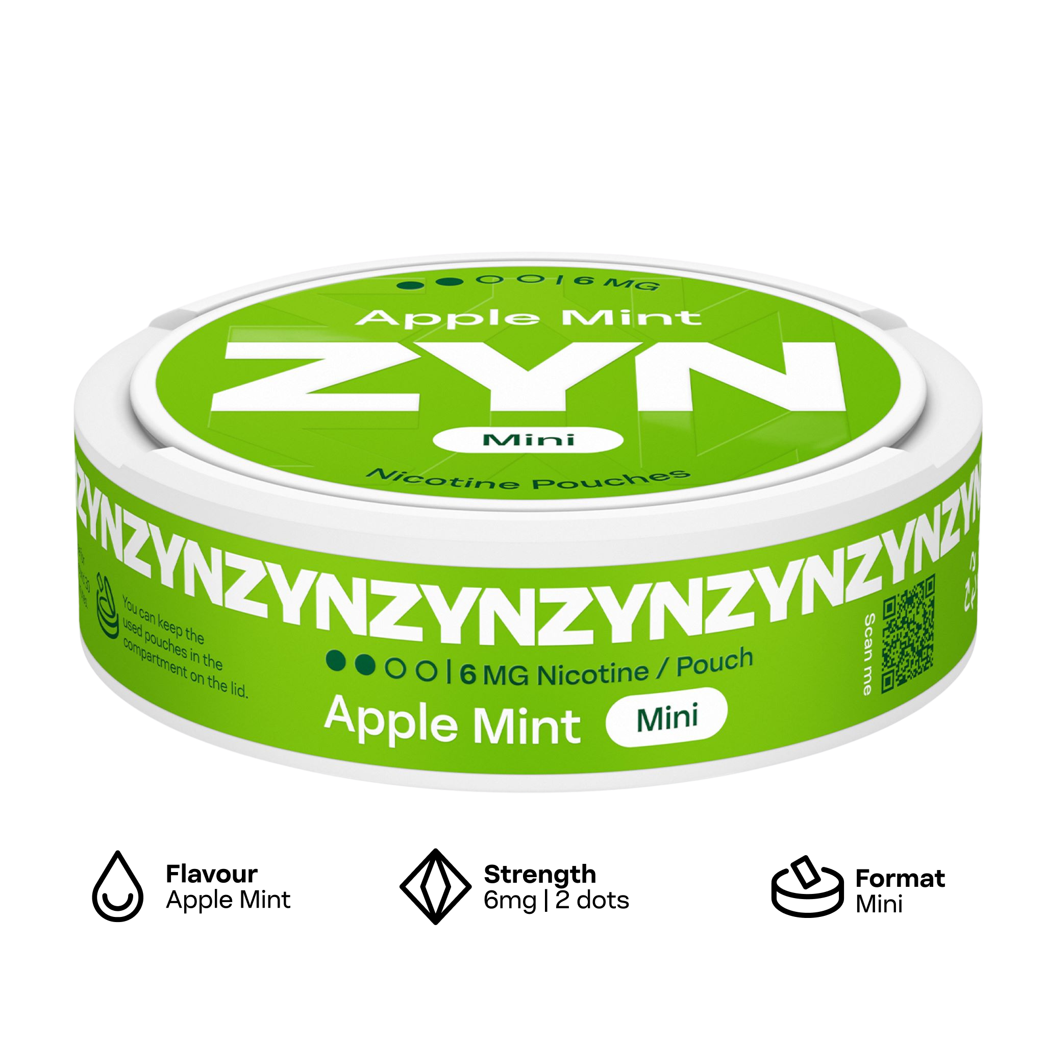 ZYN Apple Mint 6mg (Zyn Apple Mint)