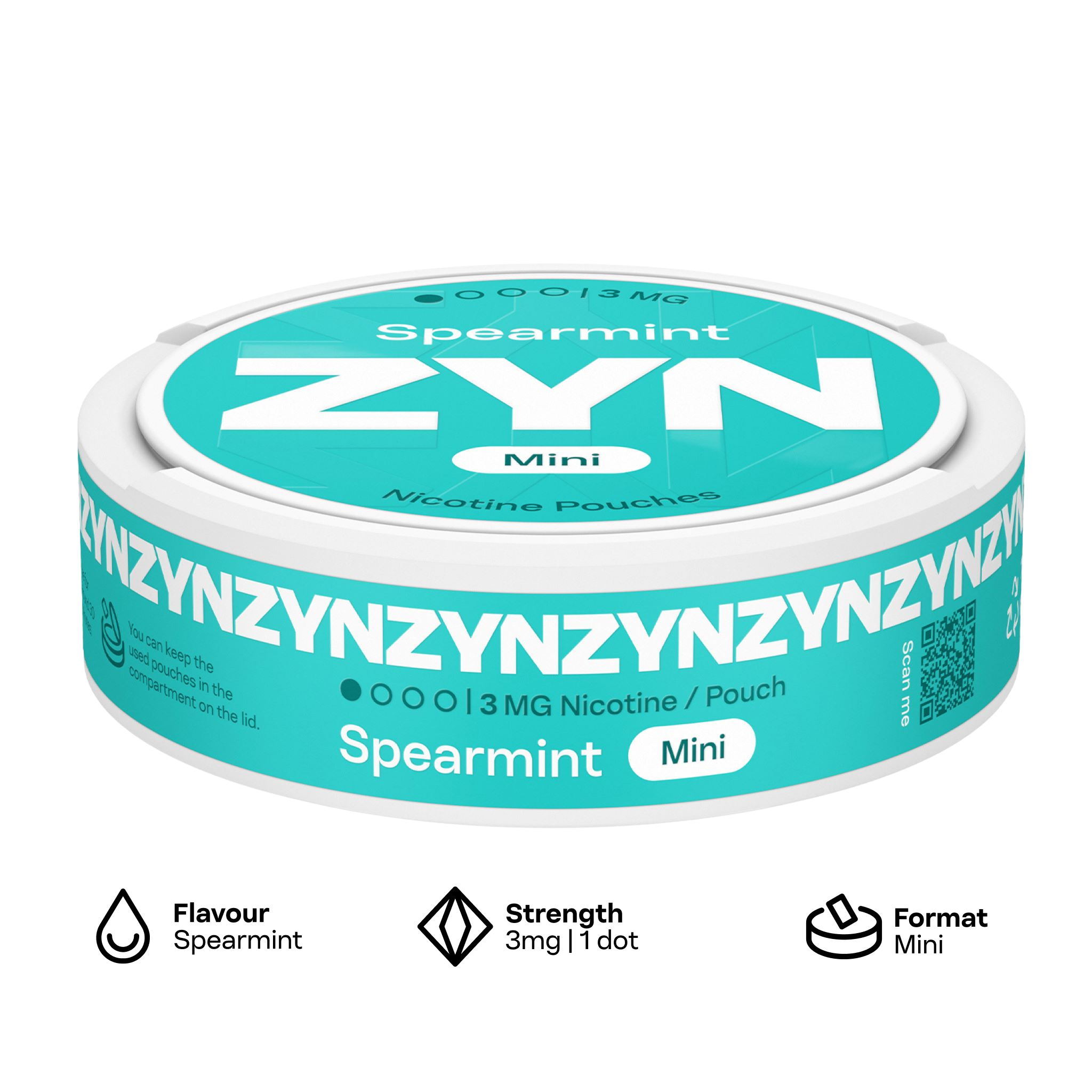ZYN Spearmint 3mg (SPEARMINT)