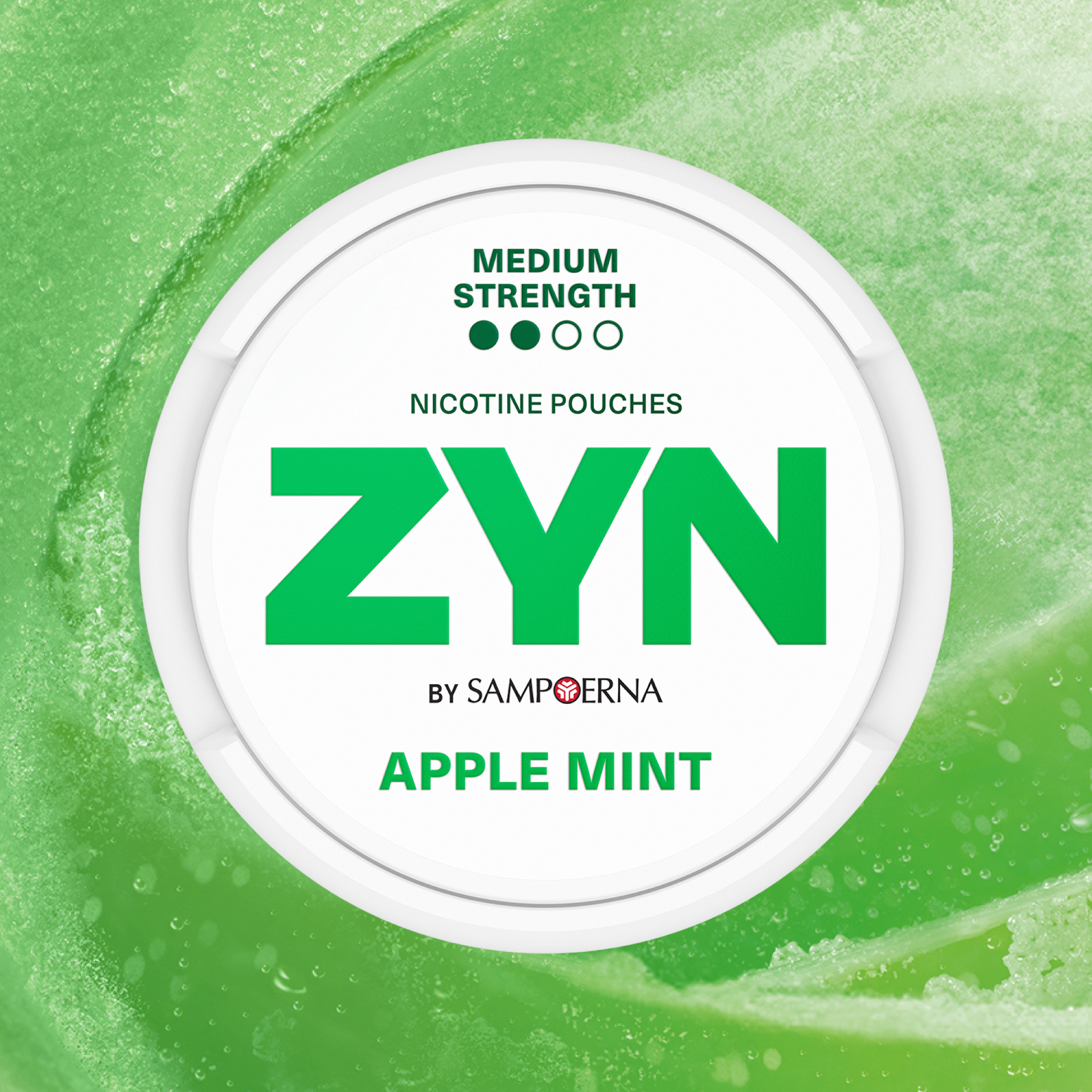 ZYN APPLE MINT MINI MEDIUM CAN (Zyn Apple Mint)