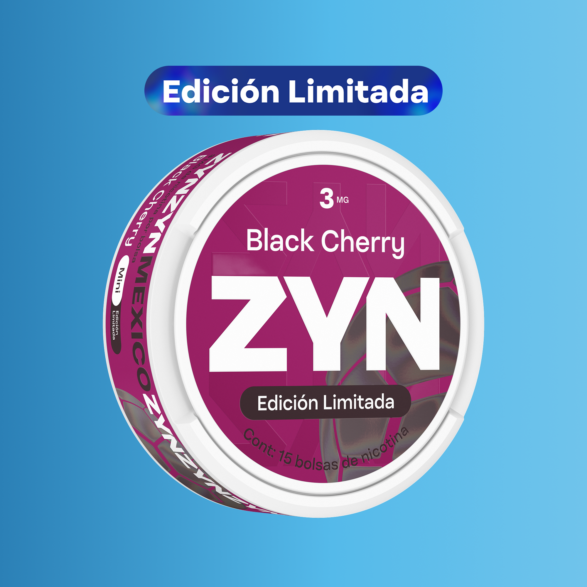ZYN BLACK CHERRY LATA MEDIUM 3 MG