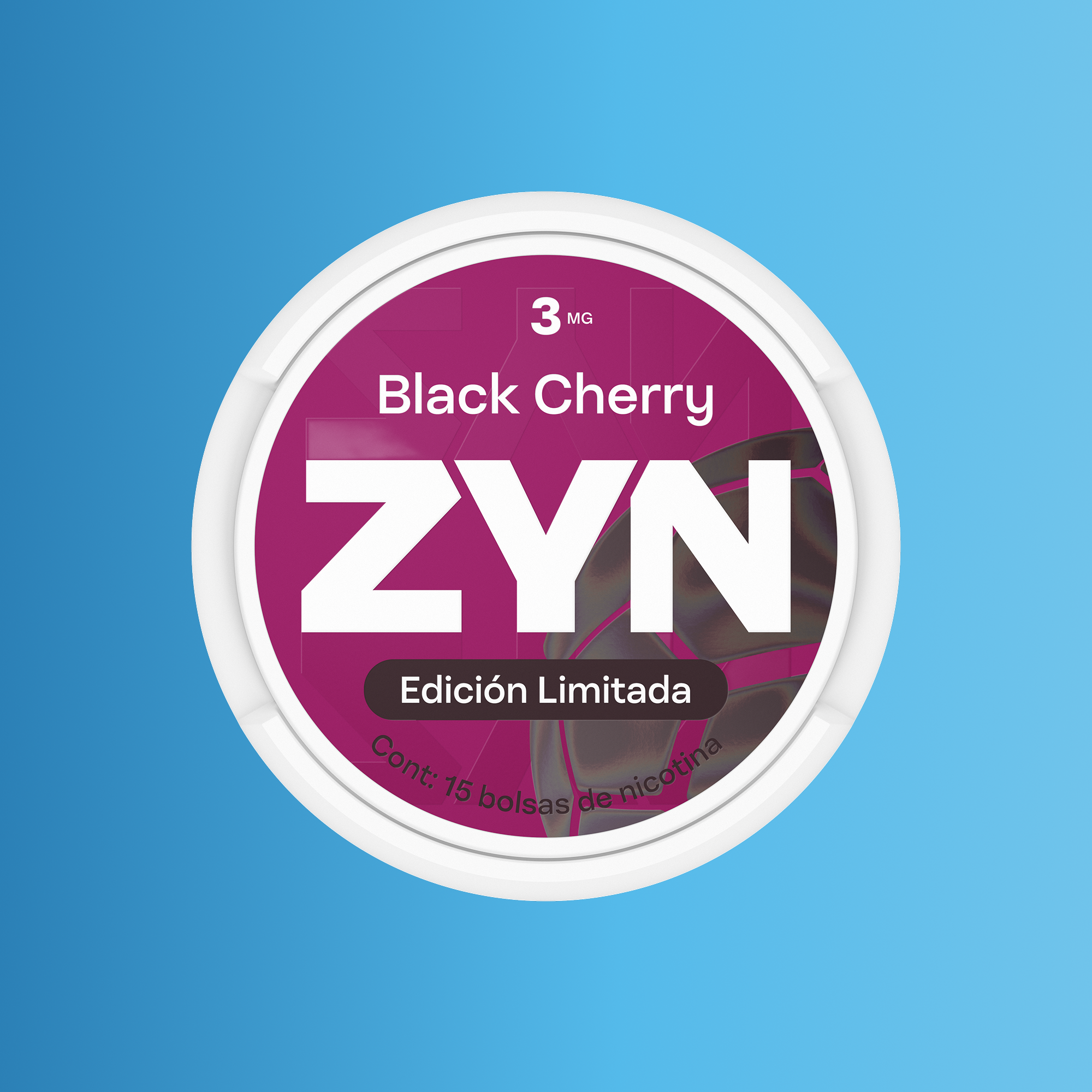 ZYN BLACK CHERRY LATA MEDIUM 3 MG