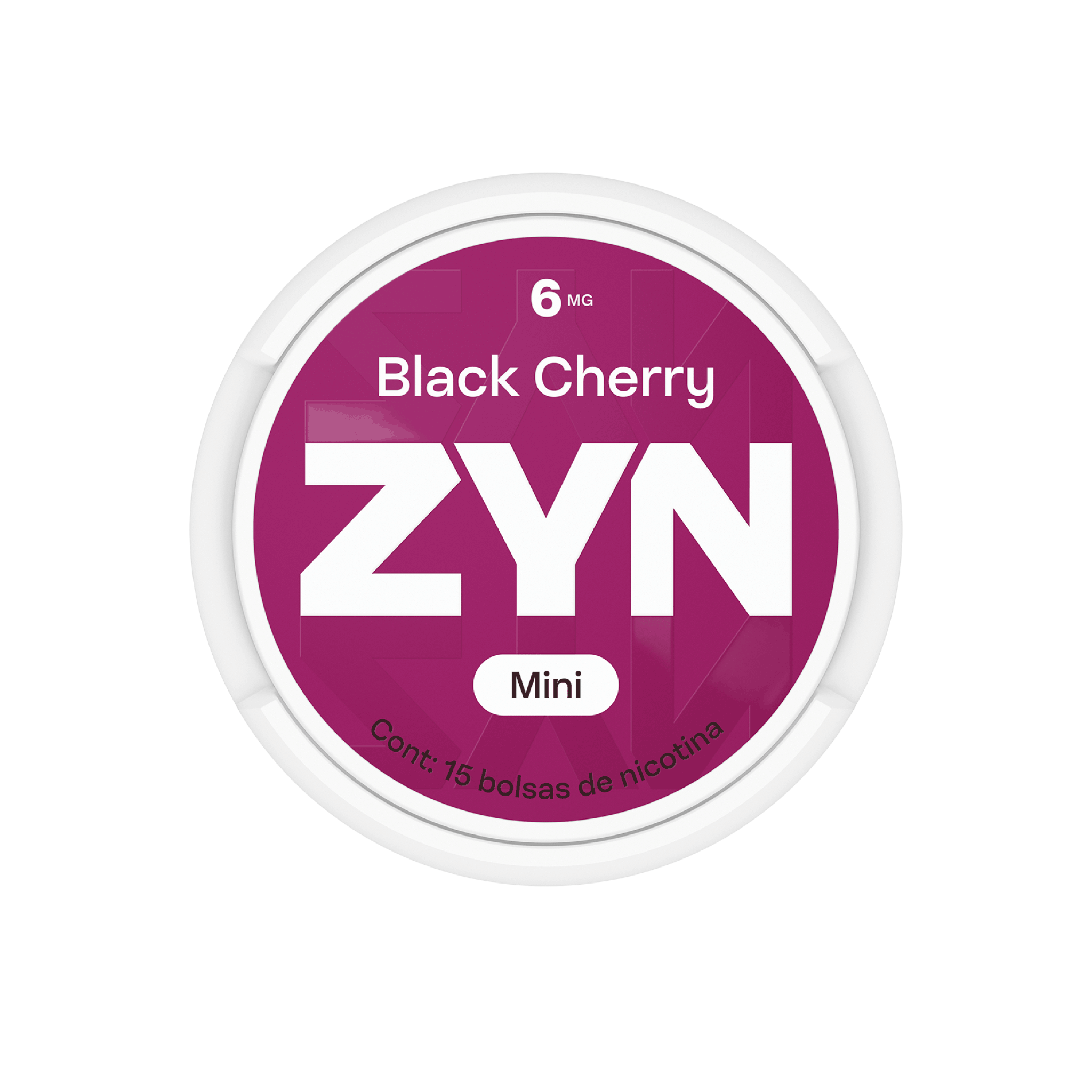 ZYN BLACK CHERRY LATA STRONG 6 MG
