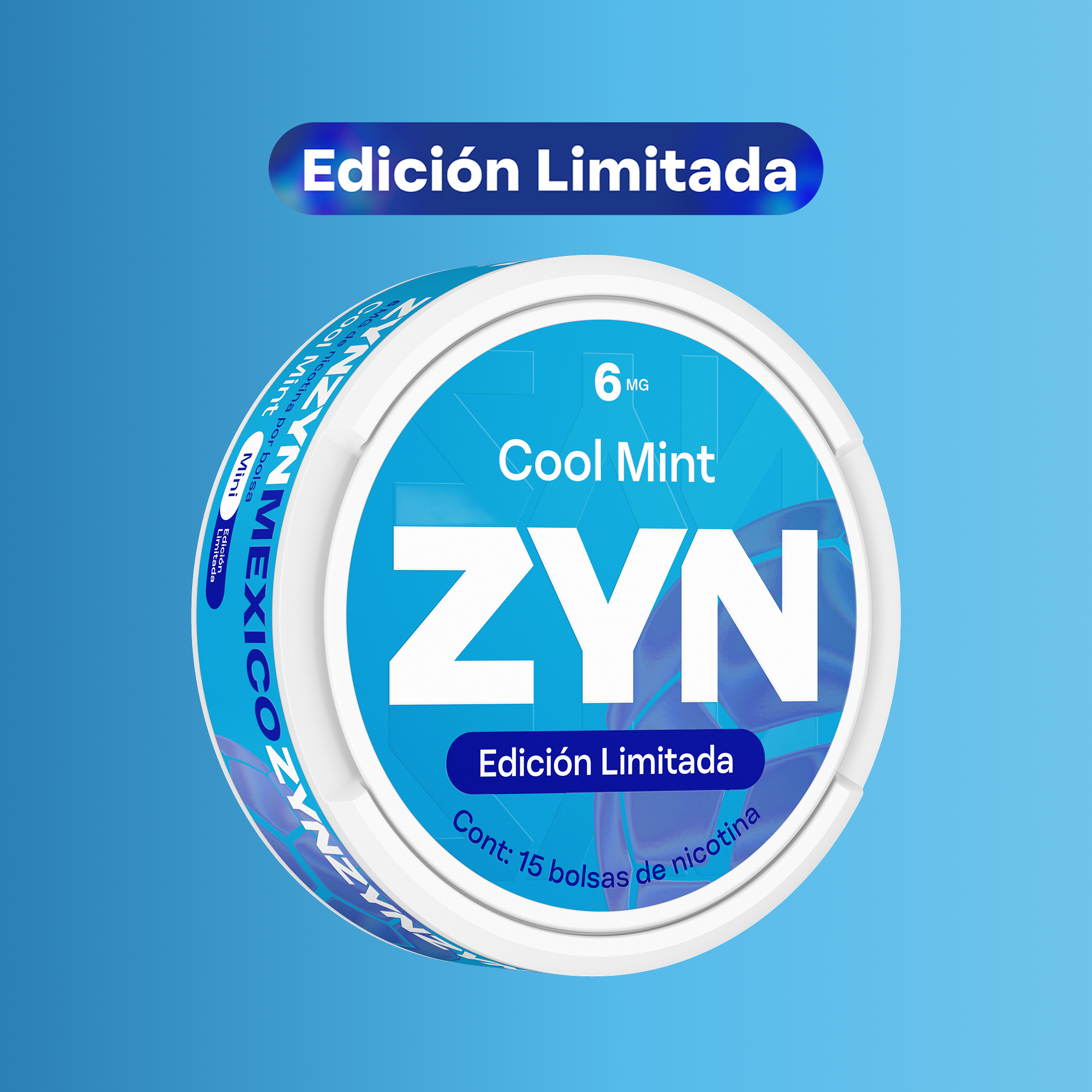 ZYN COOL MINT LATA STRONG 6 MG