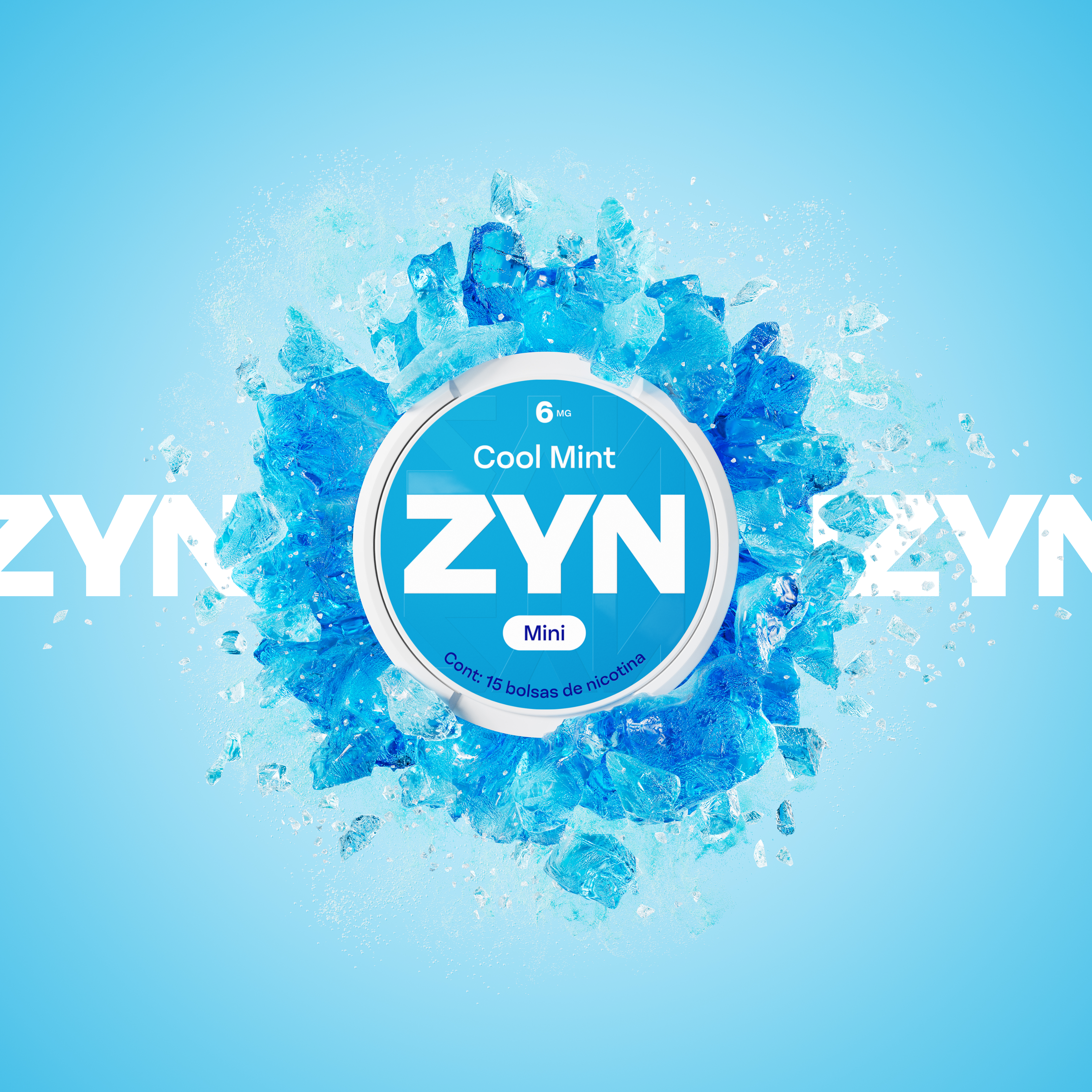 ZYN COOL MINT LATA STRONG 6 MG