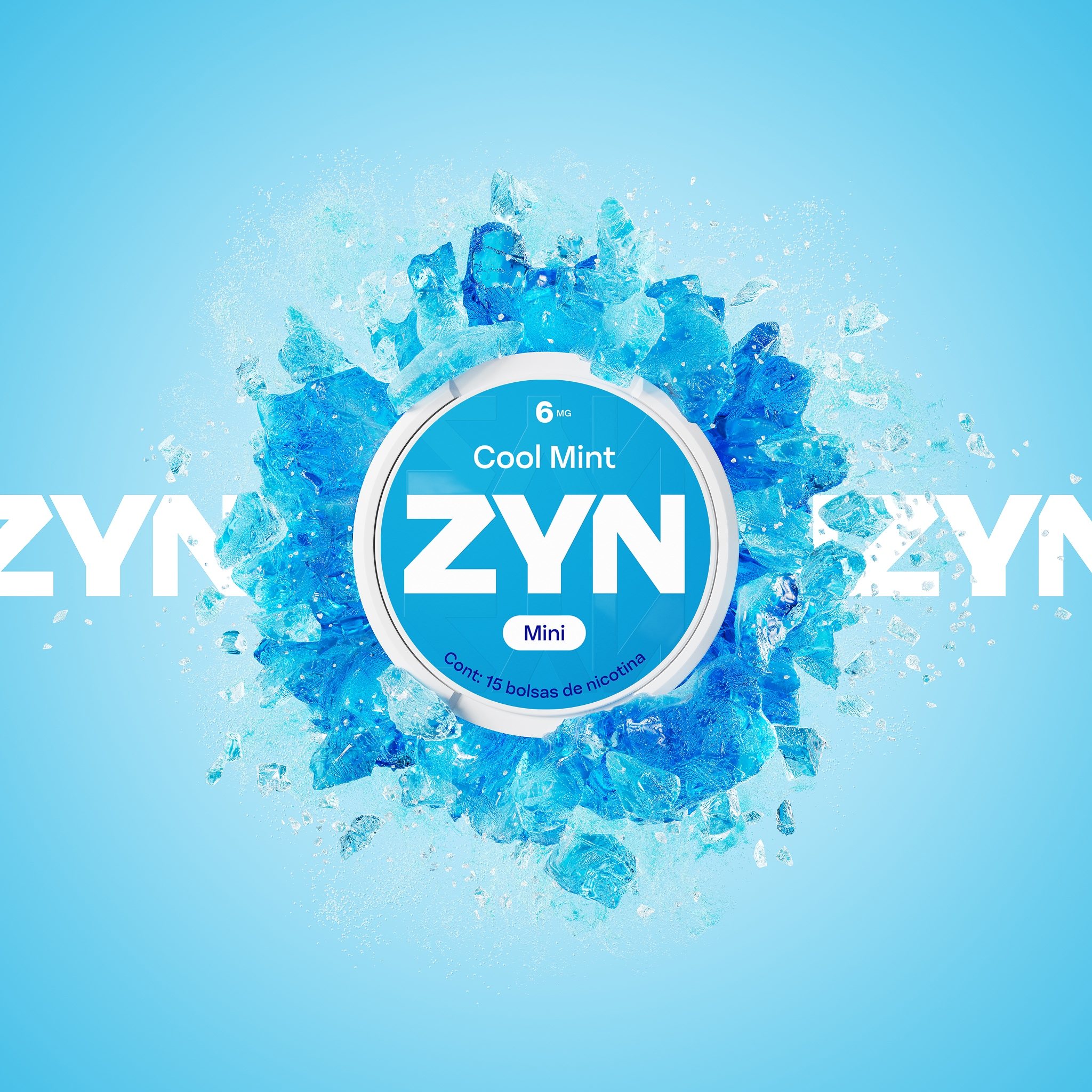 ZYN COOL MINT LATA STRONG 6 MG
