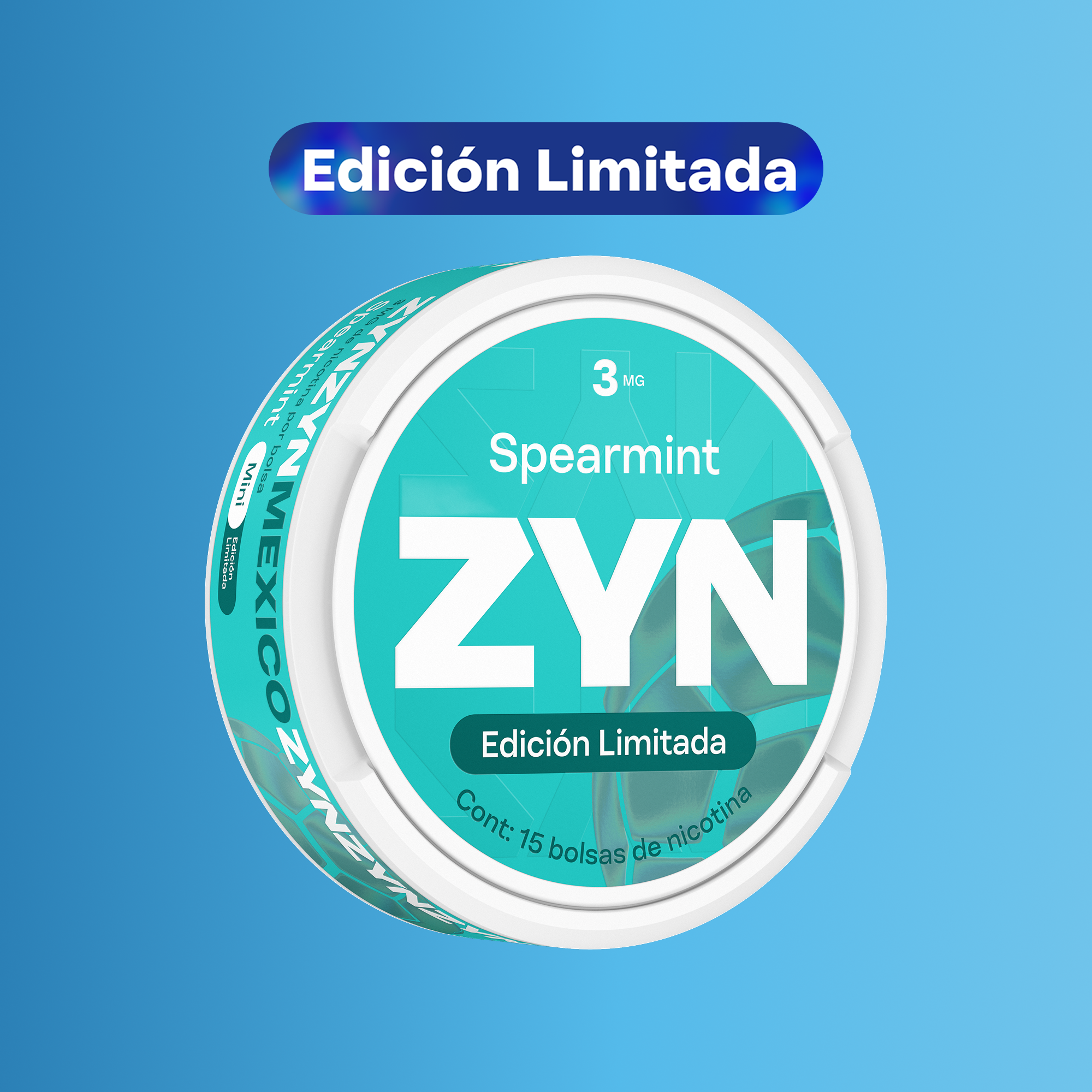 ZYN SPEARMINT LATA MEDIUM 3 MG