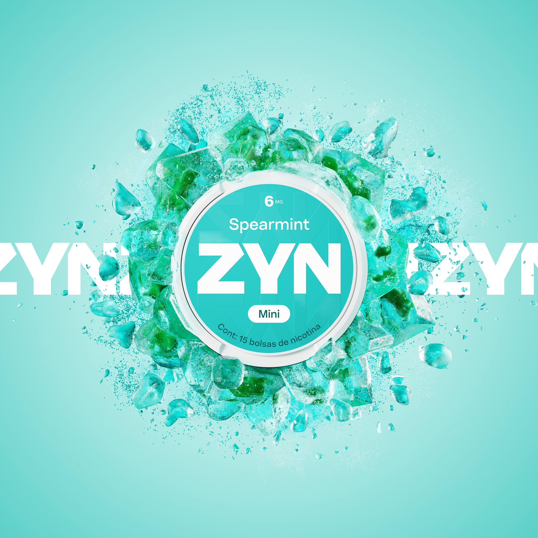 ZYN SPEARMINT LATA STRONG 6 MG