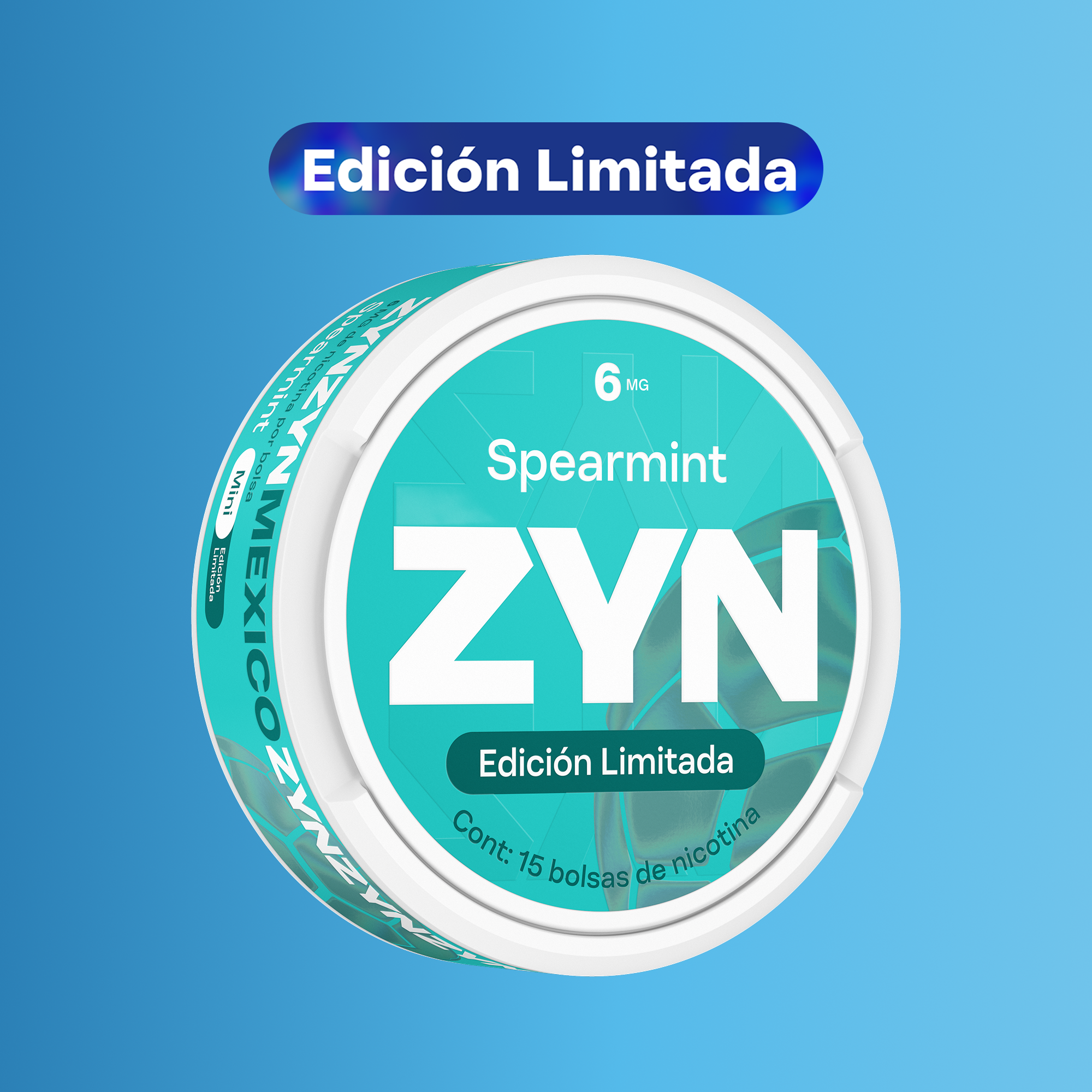 ZYN SPEARMINT LATA STRONG 6 MG