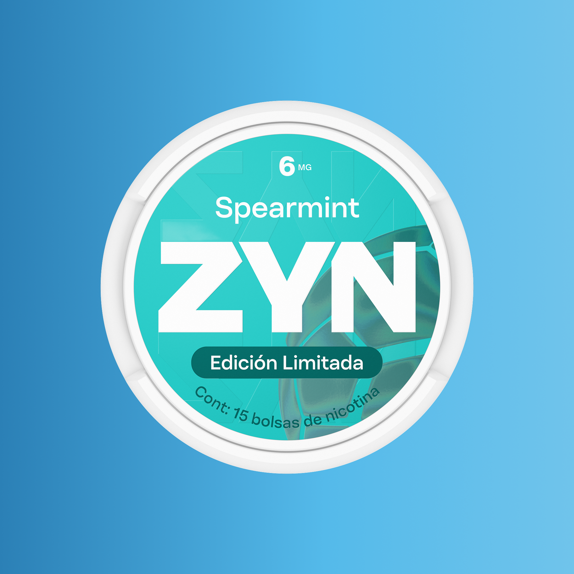ZYN SPEARMINT LATA STRONG 6 MG