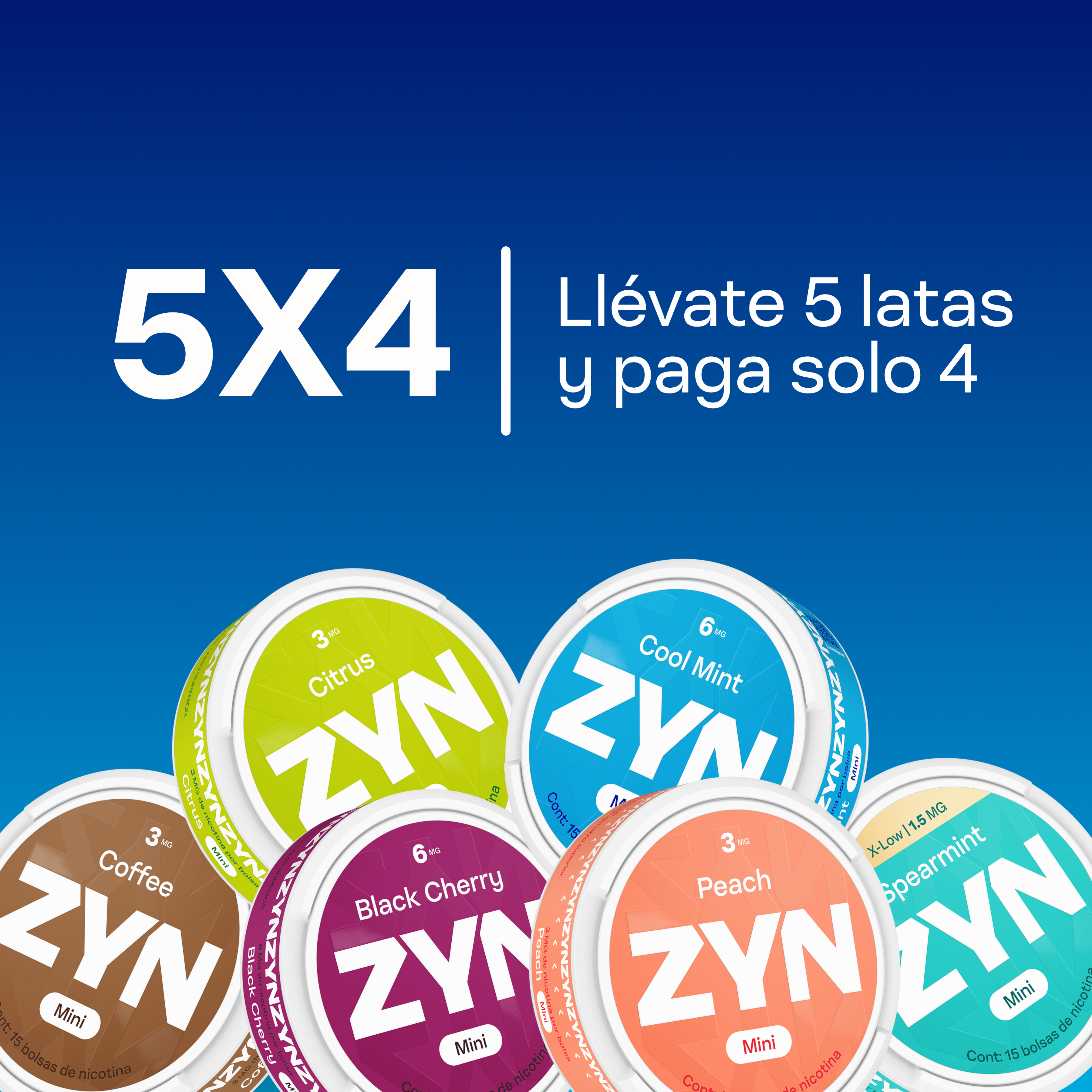 ZYN COOL MINT LATA X-LOW 1.5 MG