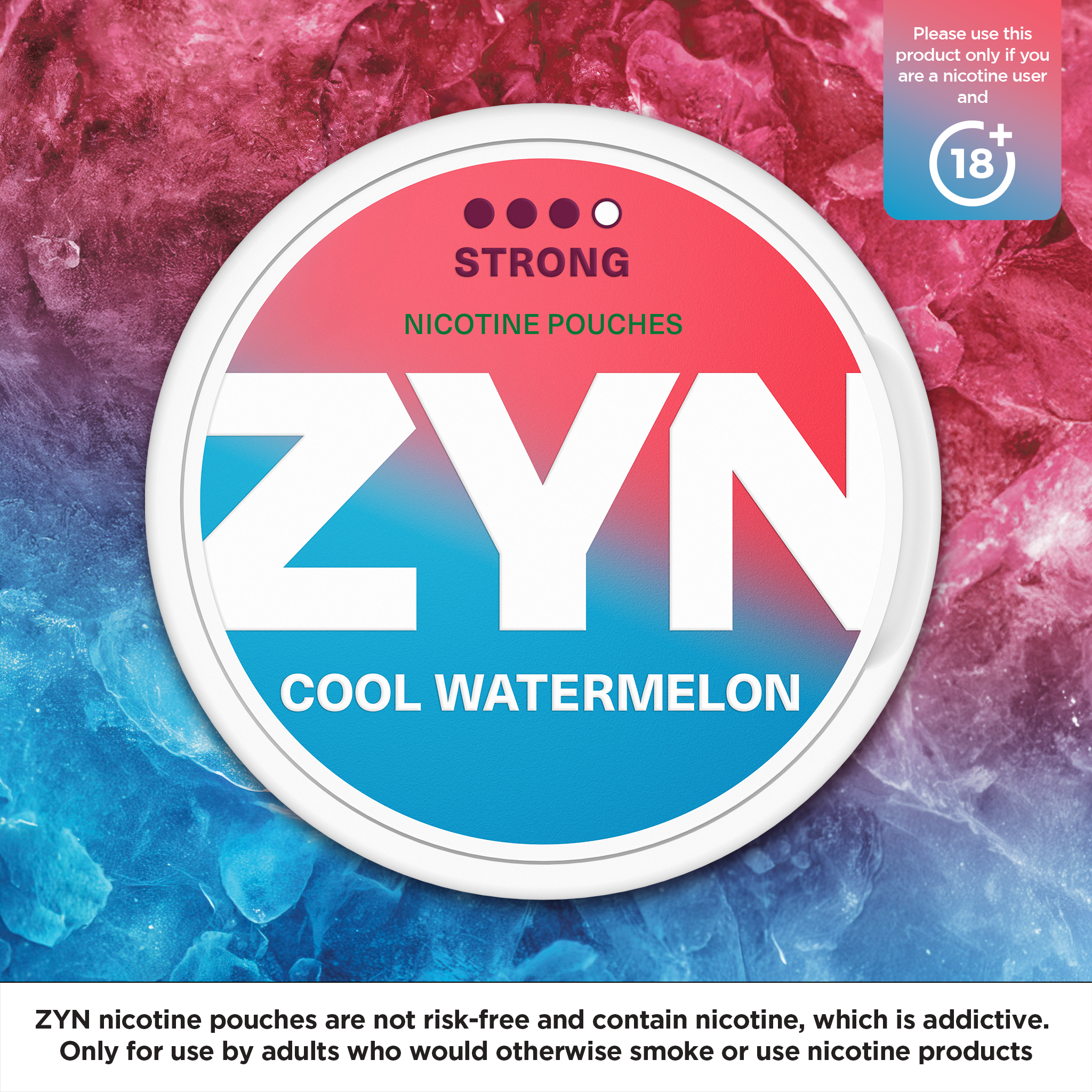 ZYN Cool Watermelon Strong (11mg) (Cool Watermelon)